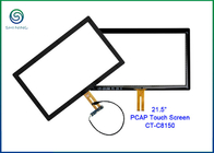 L'écran tactile capacitif de PCAP a recouvert l'allongement de 16:9 d'interface d'USB de 21,5 pouces