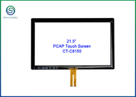 L'écran tactile capacitif de PCAP a recouvert l'allongement de 16:9 d'interface d'USB de 21,5 pouces