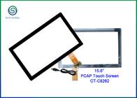 Les écrans tactiles de 15,6 pouces PCAP ont projeté capacitif avec le verre de couverture renforcé