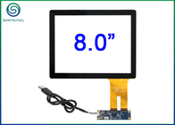 4:3 8 interface industrielle capacitive du PC PCAP USB d'affichage d'écran tactile de pouce