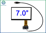 Le moniteur d'écran tactile de 7 pouces de ROHS a projeté l'écran tactile capacitif de PCAP
