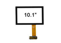 10,1 l'écran tactile capacitif de pouce PCAP a recouvert avec du verre trempé de 1.1mm