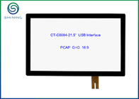 Écran capacitif fait sur commande 21,5&quot; d'écran tactile de 16:9 capacitif projeté pour des kiosques