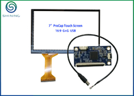 type écran tactile capacitif industriel 3.3V - 5V de l'ÉPI 6H avec l'interface d'USB