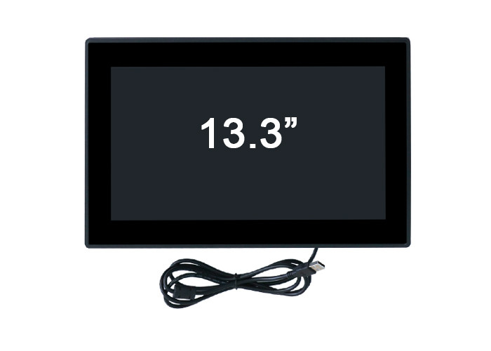 USB 1920x1080 a enfoncé l'écran de moniteur de contact 13,3 pouces avec l'affichage de HDMI