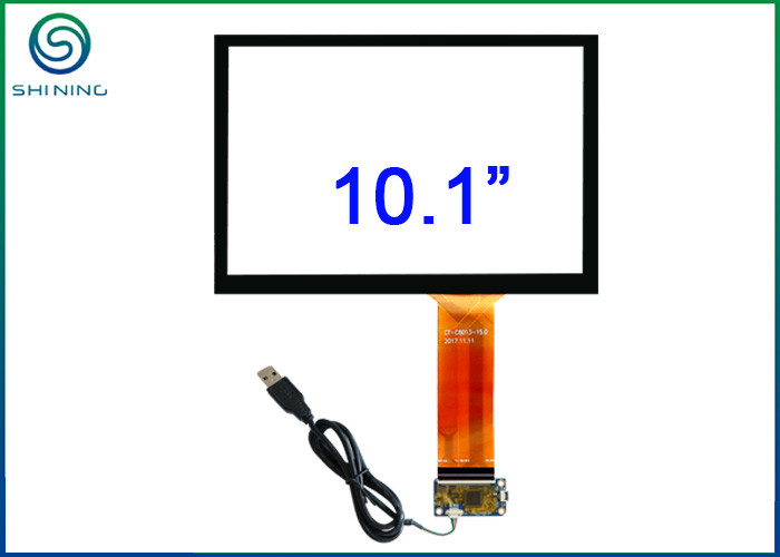 PCAP 10,1 ration capacitive d'aspect de 16h10 d'USB 2,0 d'affichage d'écran tactile de pouce