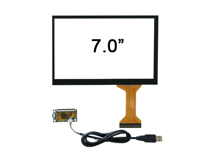 Écran tactile PCAP de 7 pouces avec contrôleur USB ILITEK ILI2511 pour affichage 800x480 Pixels